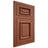 Shiloh Cabinetry Flush Inset Montgomery Alder Plain Cut Sierra Door