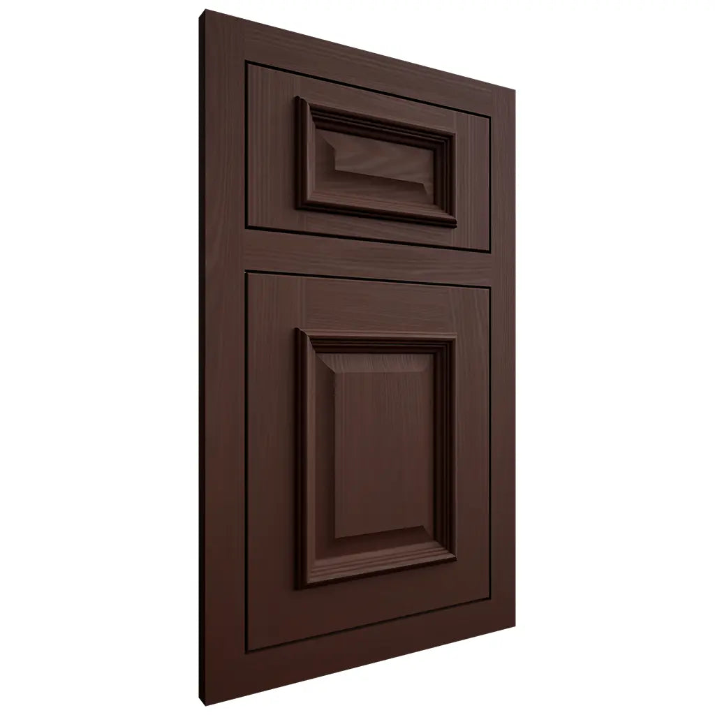 Shiloh Cabinetry Flush Inset Montgomery Alder Plain Cut Umber Door