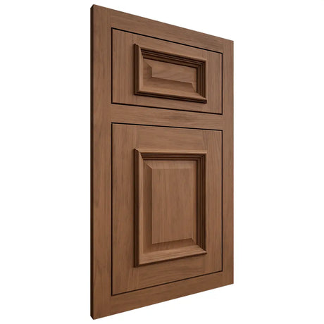 Shiloh Cabinetry Flush Inset Montgomery Alder Plain Cut Walnut Door
