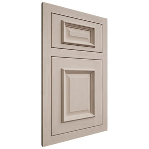 Shiloh Cabinetry Flush Inset Montgomery Alder Plain Cut White Sands Door