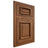 Shiloh Cabinetry Flush Inset Montgomery Cherry Plain Cut Carob Door