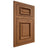Shiloh Cabinetry Flush Inset Montgomery Cherry Plain Cut Coffee Door