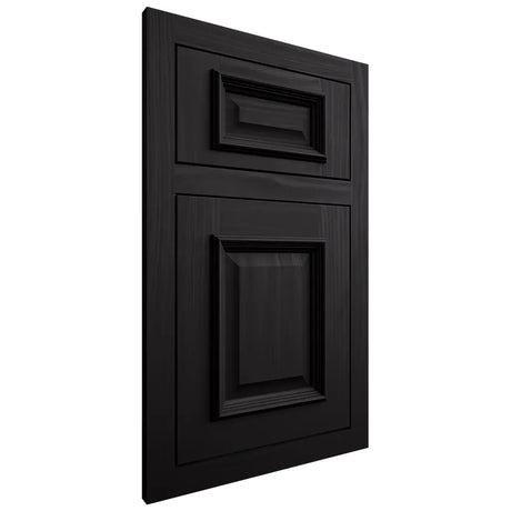 Shiloh Cabinetry Flush Inset Montgomery Cherry Plain Cut Espresso Door