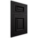 Shiloh Cabinetry Flush Inset Montgomery Cherry Plain Cut Espresso Door