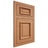 Shiloh Cabinetry Flush Inset Montgomery Cherry Plain Cut Natural Door