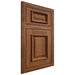 Shiloh Cabinetry Flush Inset Montgomery Hickory Plain Cut Burnt Sugar Door