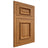 Shiloh Cabinetry Flush Inset Montgomery Hickory Plain Cut Medium Door