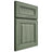 Shiloh Cabinetry Flush Inset Montgomery Hickory Plain Cut Moss Door