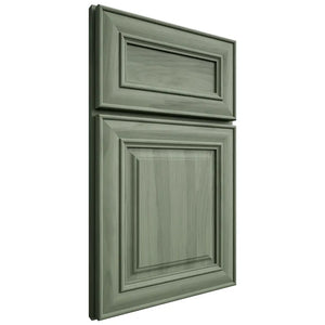 Shiloh Cabinetry Flush Inset Montgomery Hickory Plain Cut Moss Door