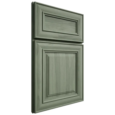 Shiloh Cabinetry Flush Inset Montgomery Hickory Plain Cut Moss Door