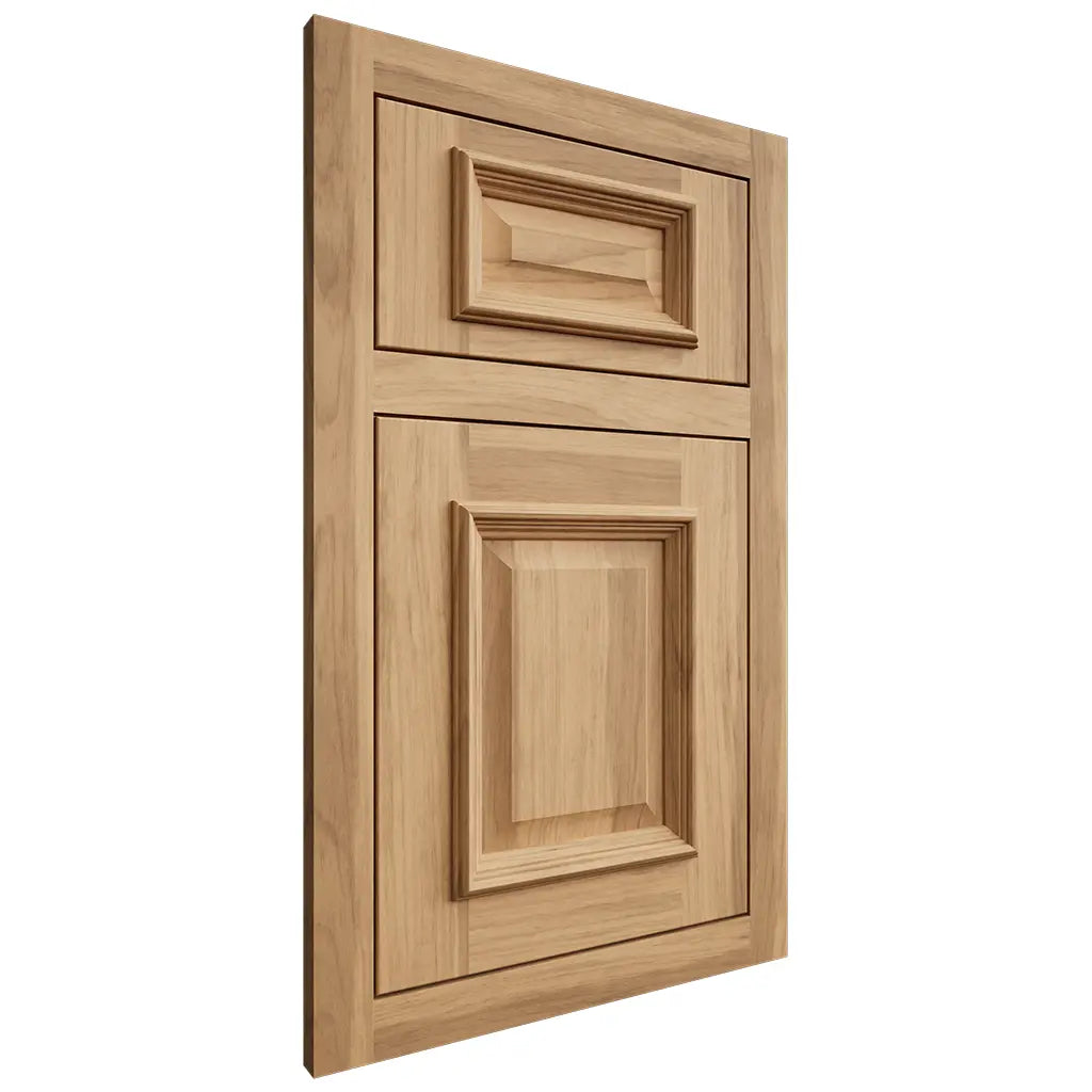Shiloh Cabinetry Flush Inset Montgomery Hickory Plain Cut Natural Door