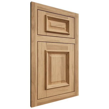 Shiloh Cabinetry Flush Inset Montgomery Hickory Plain Cut Natural Door