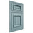 Shiloh Cabinetry Flush Inset Montgomery Hickory Plain Cut Sky Door
