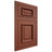 Shiloh Cabinetry Flush Inset Montgomery Maple Plain Cut Cayenne Door