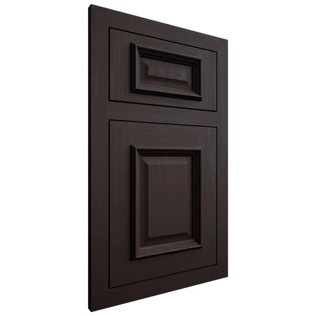 Shiloh Cabinetry Flush Inset Montgomery Maple Plain Cut Espresso Door