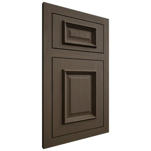 Shiloh Cabinetry Flush Inset Montgomery Maple Plain Cut Perfect Brown Door