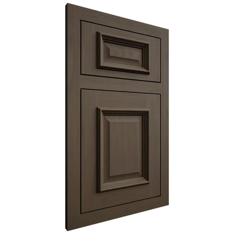 Shiloh Cabinetry Flush Inset Montgomery Maple Plain Cut Perfect Brown Door