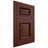 Shiloh Cabinetry Flush Inset Montgomery Maple Plain Cut Sable Door
