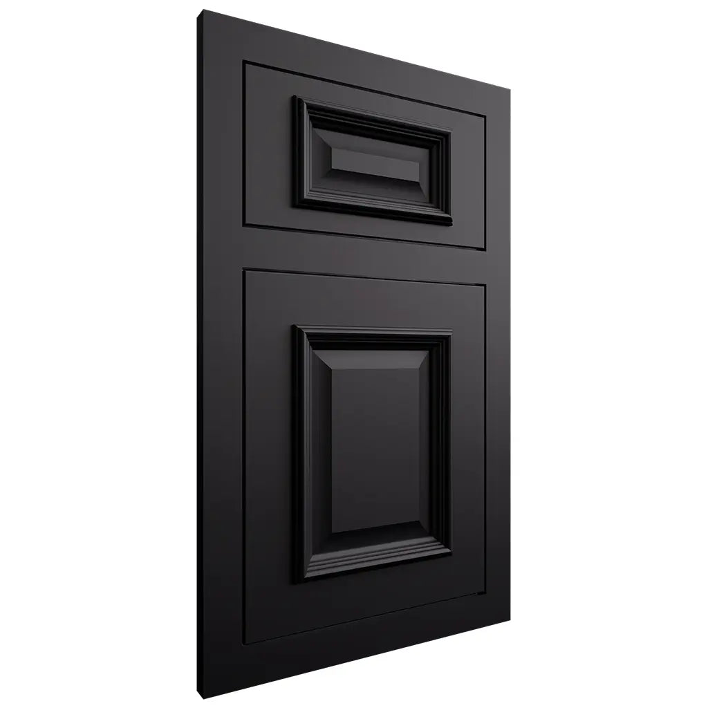 Shiloh Cabinetry Flush Inset Montgomery Paintable Black Door