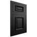 Shiloh Cabinetry Flush Inset Montgomery Paintable Black Door
