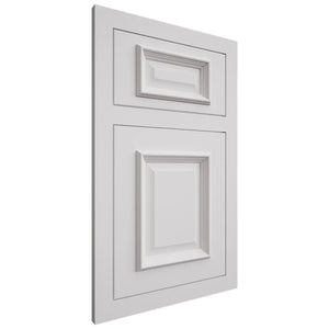 Shiloh Cabinetry Flush Inset Montgomery Paintable Polar Door