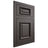 Shiloh Cabinetry Flush Inset Montgomery Paintable Urbane Bronze Door