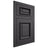 Shiloh Cabinetry Flush Inset Montgomery Poplar Plain Cut Cadet Door