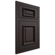 Shiloh Cabinetry Flush Inset Montgomery Poplar Plain Cut Carbon Door