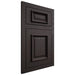 Shiloh Cabinetry Flush Inset Montgomery Poplar Plain Cut Carbon Door
