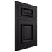 Shiloh Cabinetry Flush Inset Montgomery Poplar Plain Cut Harbor Door