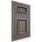 Shiloh Cabinetry Flush Inset Montgomery Poplar Plain Cut Heatherstone Door