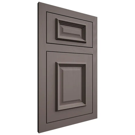 Shiloh Cabinetry Flush Inset Montgomery Poplar Plain Cut Heatherstone Door