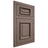 Shiloh Cabinetry Flush Inset Montgomery Poplar Plain Cut River Rock Door