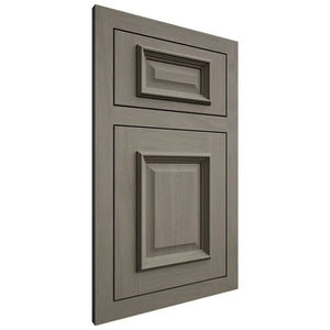 Shiloh Cabinetry Flush Inset Montgomery Poplar Plain Cut Thyme Door