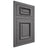 Shiloh Cabinetry Flush Inset Montgomery Red Oak Plain Cut Cadet Door