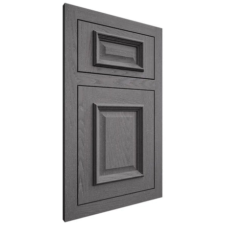 Shiloh Cabinetry Flush Inset Montgomery Red Oak Plain Cut Cadet Door