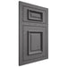 Shiloh Cabinetry Flush Inset Montgomery Red Oak Plain Cut Cadet Door