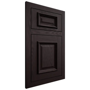 Shiloh Cabinetry Flush Inset Montgomery Red Oak Plain Cut Espresso Door
