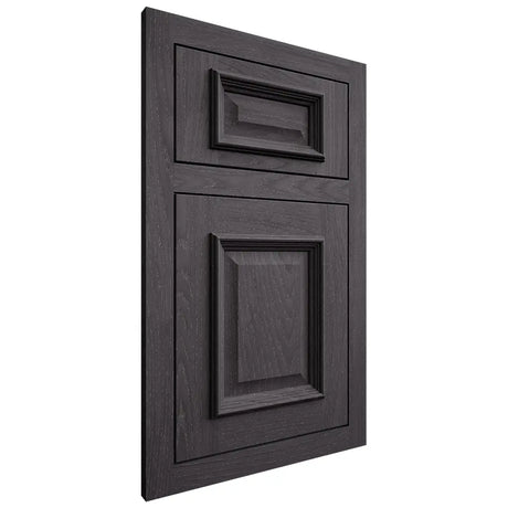 Shiloh Cabinetry Flush Inset Montgomery Red Oak Plain Cut Harbor Door