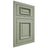 Shiloh Cabinetry Flush Inset Montgomery Red Oak Plain Cut Moss Door