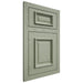 Shiloh Cabinetry Flush Inset Montgomery Red Oak Plain Cut Moss Door