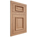 Shiloh Cabinetry Flush Inset Montgomery Red Oak Plain Cut Natural Door