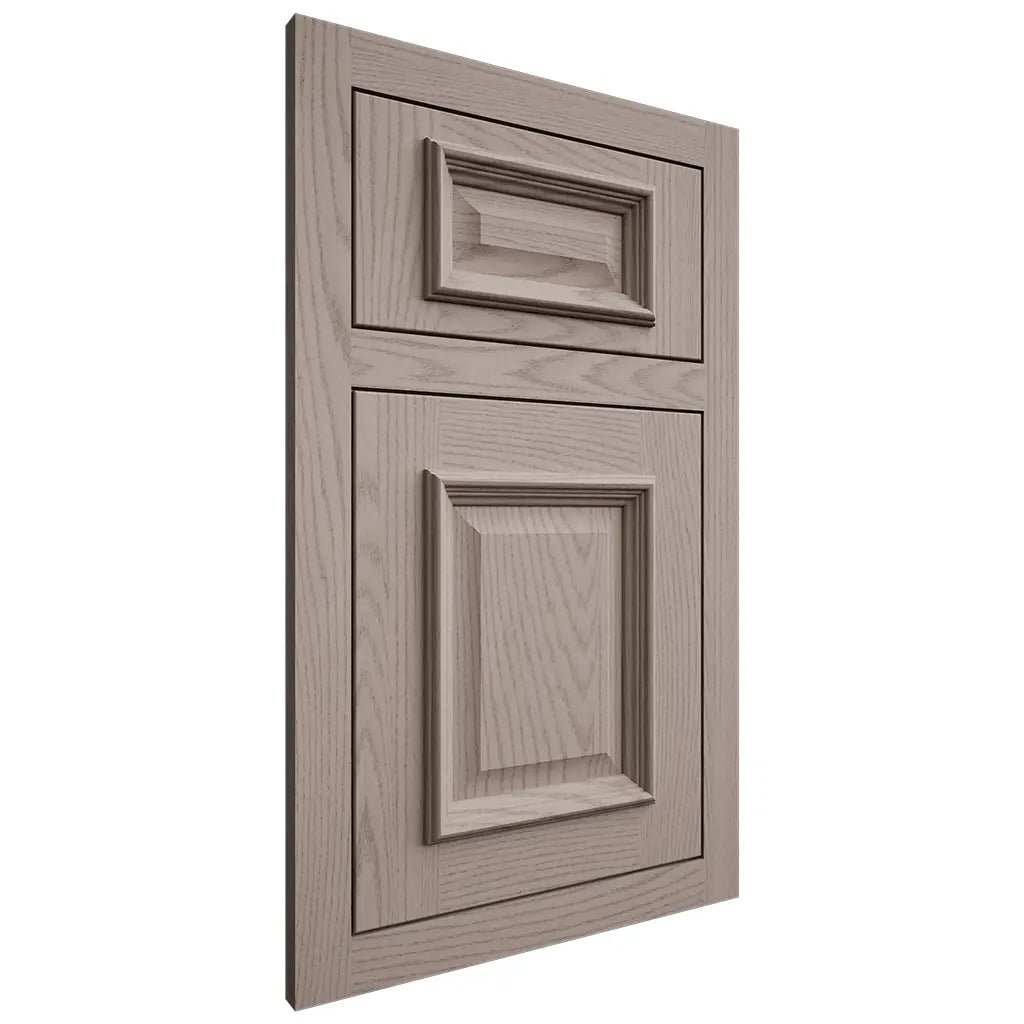 Shiloh Cabinetry Flush Inset Montgomery Red Oak Plain Cut Sterling Door