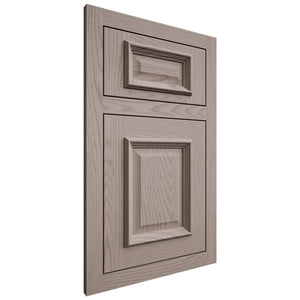 Shiloh Cabinetry Flush Inset Montgomery Red Oak Plain Cut Sterling Door