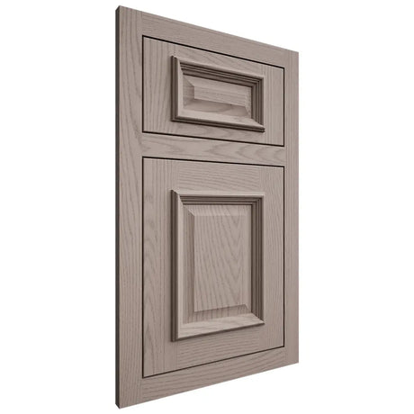 Shiloh Cabinetry Flush Inset Montgomery Red Oak Plain Cut Sterling Door