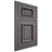 Shiloh Cabinetry Flush Inset Montgomery Walnut Plain Cut Cadet Door