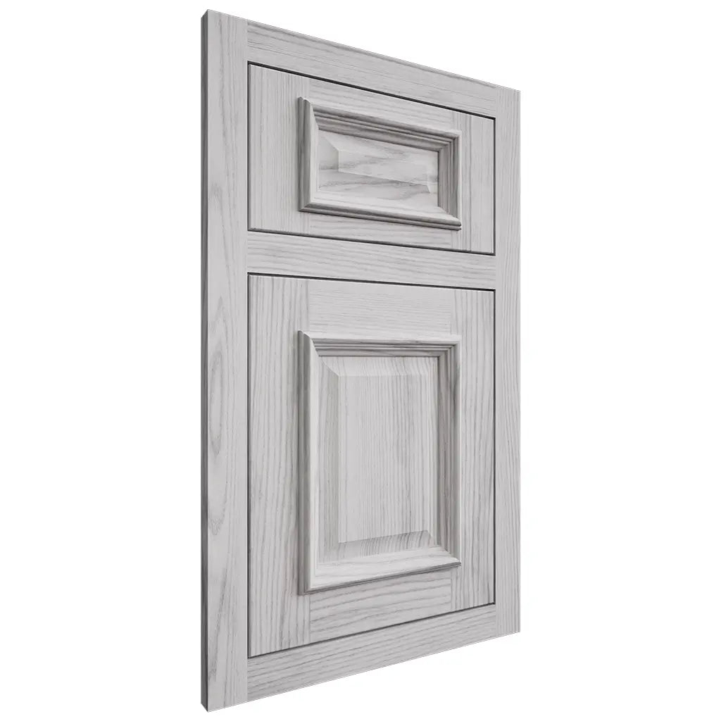 Shiloh Cabinetry Flush Inset Montgomery Walnut Plain Cut Stratus Door