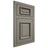Shiloh Cabinetry Flush Inset Montgomery Walnut Plain Cut Thyme Door
