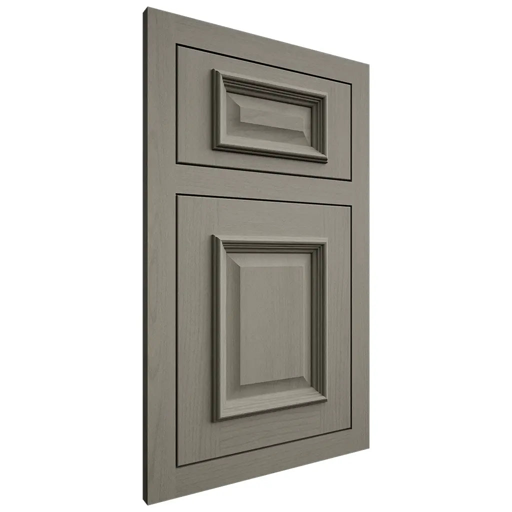 Shiloh Cabinetry Flush Inset Montgomery Walnut Plain Cut Thyme Door