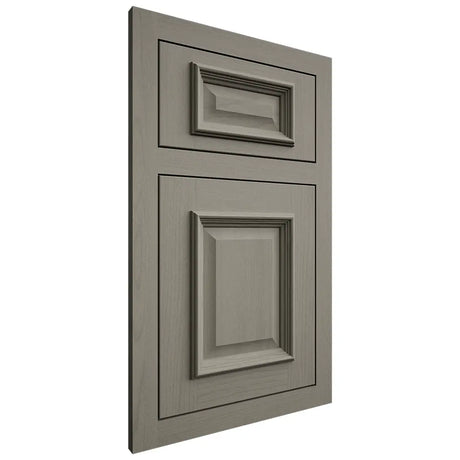 Shiloh Cabinetry Flush Inset Montgomery Walnut Plain Cut Thyme Door